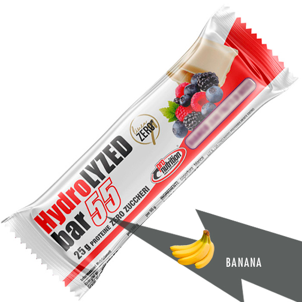 Foto principale Barretta Proteica Pro Nutrition Hydrolyzed bar 50% Gusto Banana 55gr