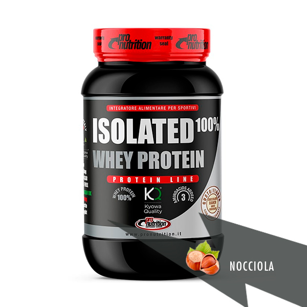 Foto principale Proteine Isolate Pro Nutrition Isolated Whey Gusto Nocciola 908gr