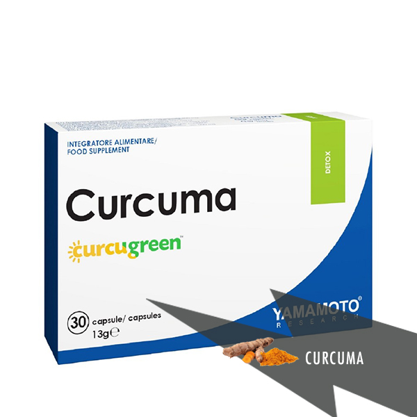 Foto principale Integratore Alimentare Curcuma Yamamoto Nutrition 30cps